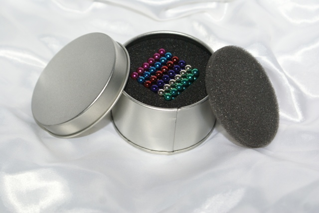 Cubo magnetico colorato 216 sfere neodimio colorato